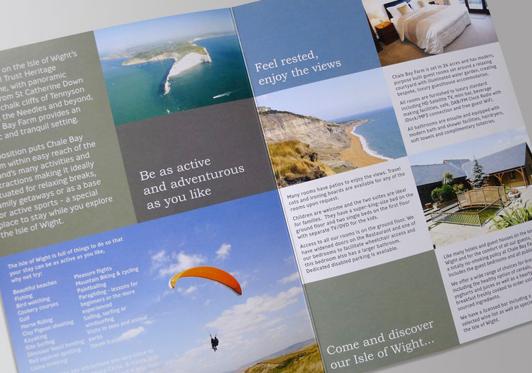 Chale Bay Farm brochure