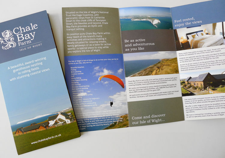 Chale Bay Farm brochure