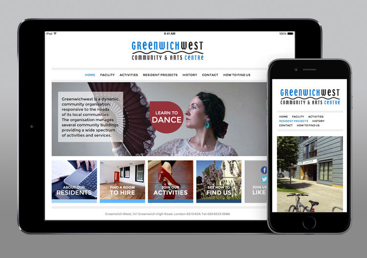 Greenwich West Responsive Website