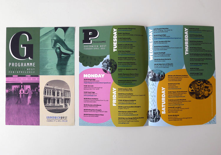 Greenwich West past brochure