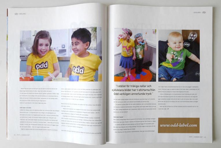 Odd Label Press article